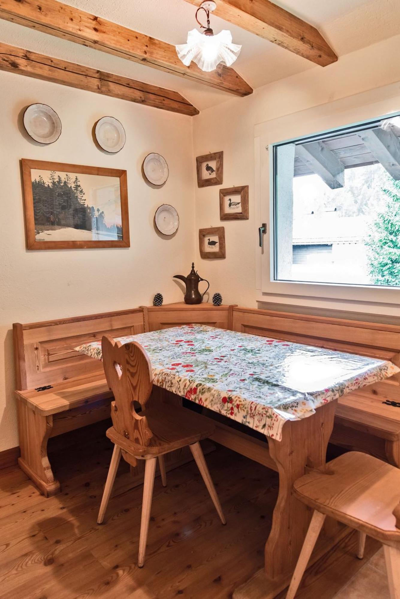 Ferienwohnung Chesa Martina - La Punt Exterior foto