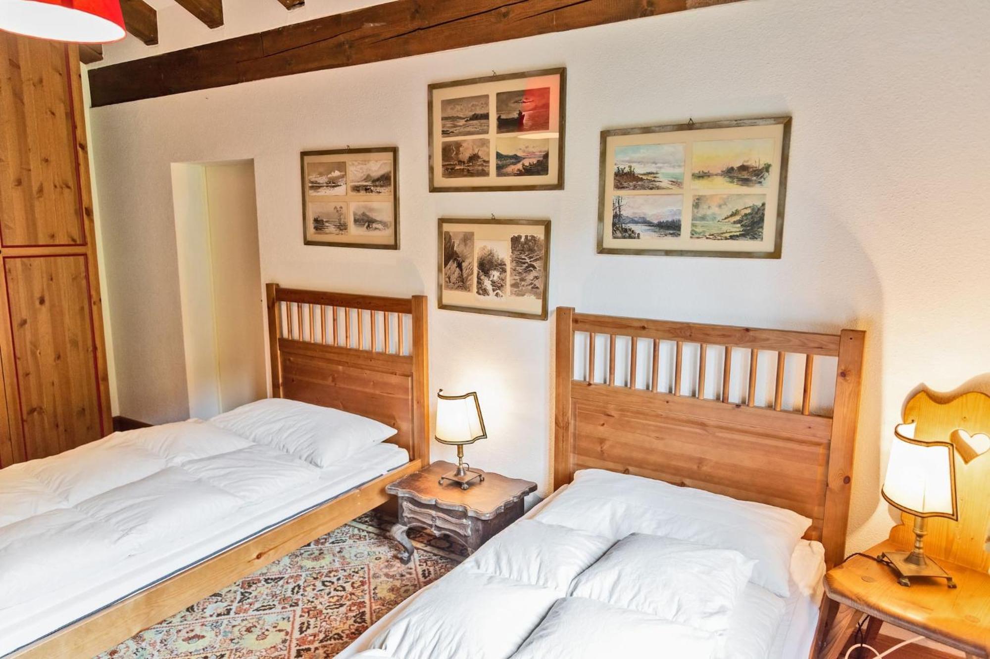 Ferienwohnung Chesa Martina - La Punt Exterior foto
